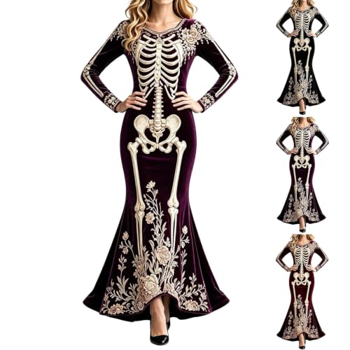 Halloween Costumes For Women,Womens Halloween Costume,Dresses For Women Dark Purple Large - image 1