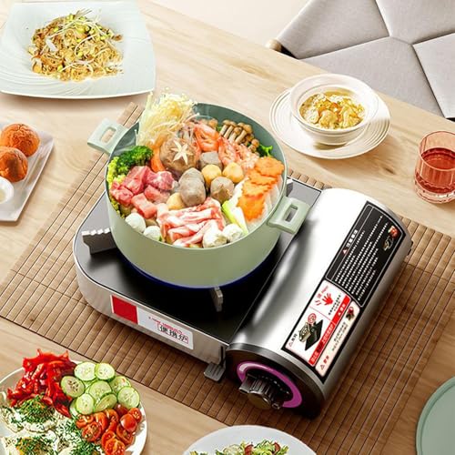 Réchaud portable et compact de camping pour friture et grill extérieur - 4