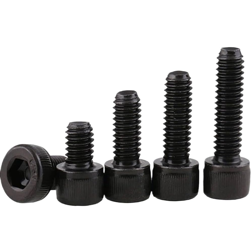 M15 Black 12.9Class Steel Hex Socket Cap Head Screw Bolt Pitch 1.0/1.25/1.5/2.0 (M15-1.0 x 40mm, 10pcs)