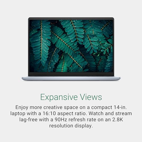 Image of Dell Inspiron 14 Plus 7440 Laptop- 14-inch 16:10 2.8K (2880x1800) Display, Intel Core Ultra 7-155H, 32GB LPDDR5X RAM, 1TB SSD, Intel Arc Graphics, Windows 11 Home, Onsite & Migrate Service- Ice Blue
