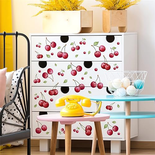 6 Hojas 102 Piezas Vinilos Decorativos de Cereza miniatura 4