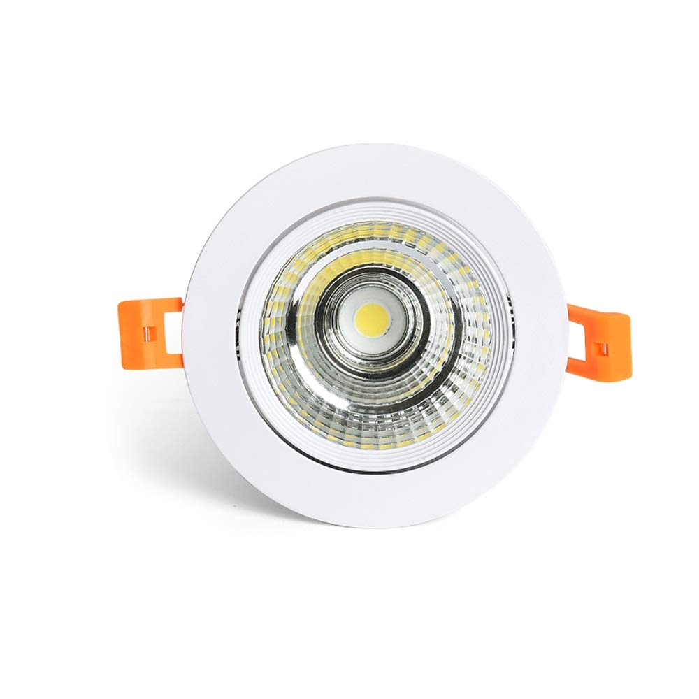 Éclairage encastré COB 3W LED anti éblouissement pour chambre lumière chaude