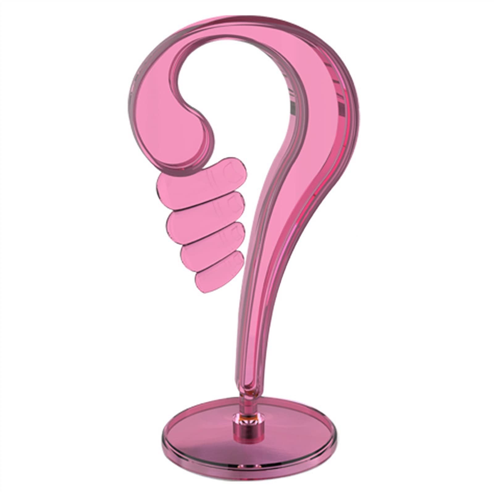 shangguanyun456 Headphone Stand Universal Headphones Stand Holder Detachable Desktop Headset Display Bracket Headphone Hanger with Thickened Base Gaming Accessories(Red)