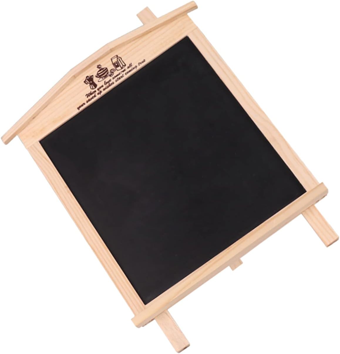 Decorative Magnetic Chalkboard Sign Wooden House Style for Household
