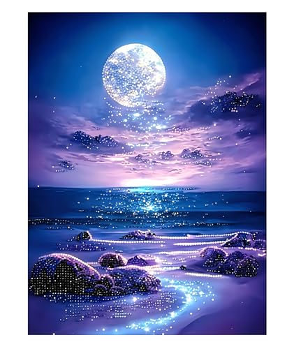 Diamond Painting Kit for Adults, Art Therapy Kit for Creative Skills, DIY Diamond Art for Home Decoration and Wall Art, Diamond Painting Kit for Beginners and Family Activities Not a finished product(Style 2)