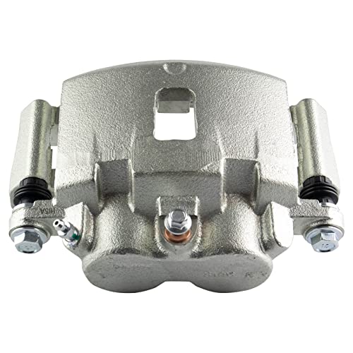 Image of TRQ Rear Left Brake Caliper w /Bracket Drivers Side | For 2003-2017 Chevrolet Express 2500 Express 3500 GMC Savana 2500 Savana 3500