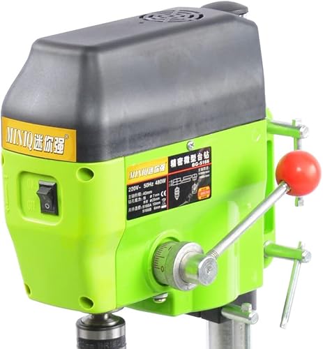 Miniatura 6 de Mini prensa de taladro superior de banco de 480 W, 2 velocidades, mini máquina de perforación de banco eléctrico, herramienta eléctrica, máquina de