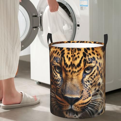 Panier à linge pliable pour salon et chambre à coucher bicolore noir et marron