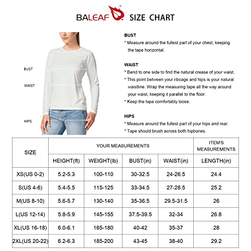 image for BALEAF Women's Long Sleeve Shirts UPF 50+ Sun Protection SPF Quick Dry