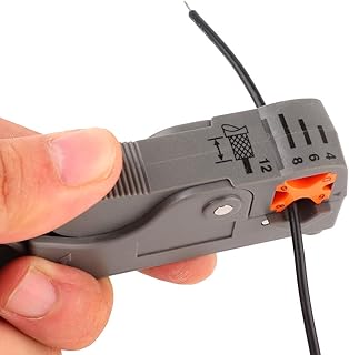 Wire Strippers Coaxial Cable Stripper Tool, Mini Portable Wire Stripper Knife Crimper Pliers Cable Wire Cutters Stripping