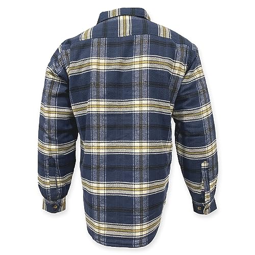 Image of Yellowstone Dutton Ranch Flannel Shirt Jacket w /Sherpa Lining