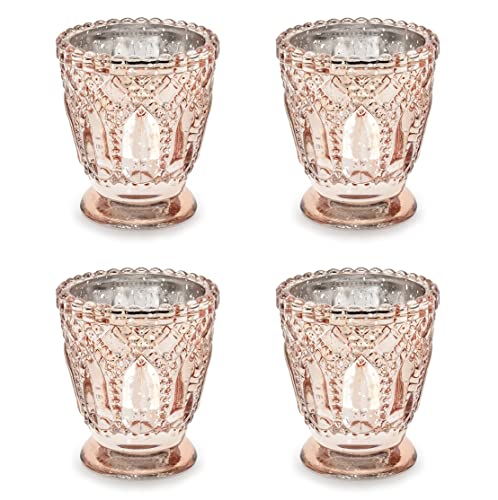 Party Deco Photophore Vintage Rose Gold