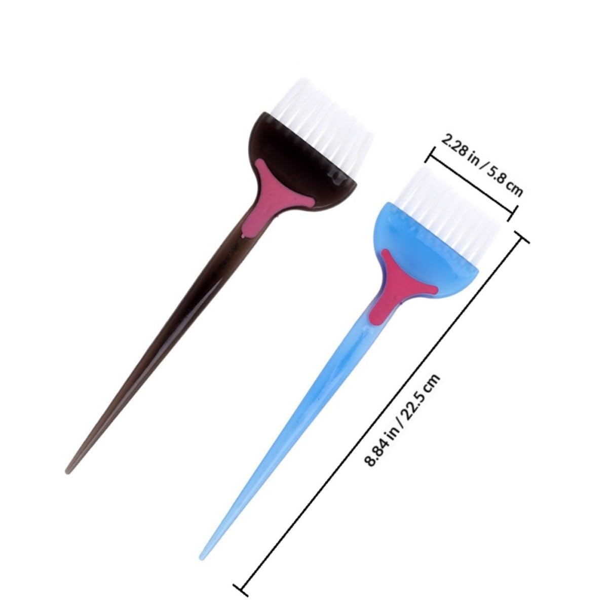 4pcs Hair Color Comb Plastic Black Hair Dyeing Tool for DIY Styling