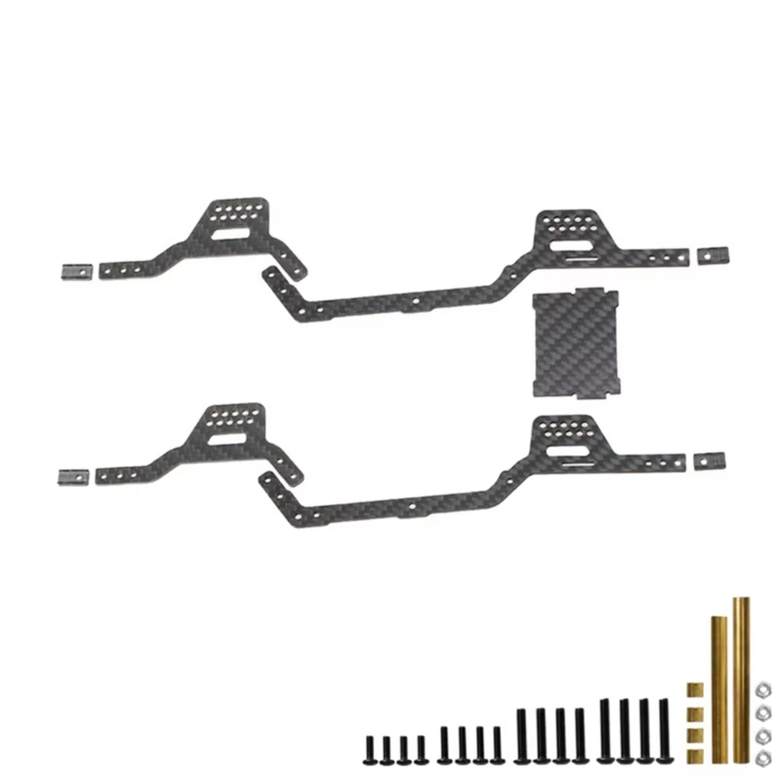RC Crawler rama dla TRX4M dla LCG 1/18 z włókna węglowego do ramy ramy belki rc crawler akcesoria samochodowe wymiana