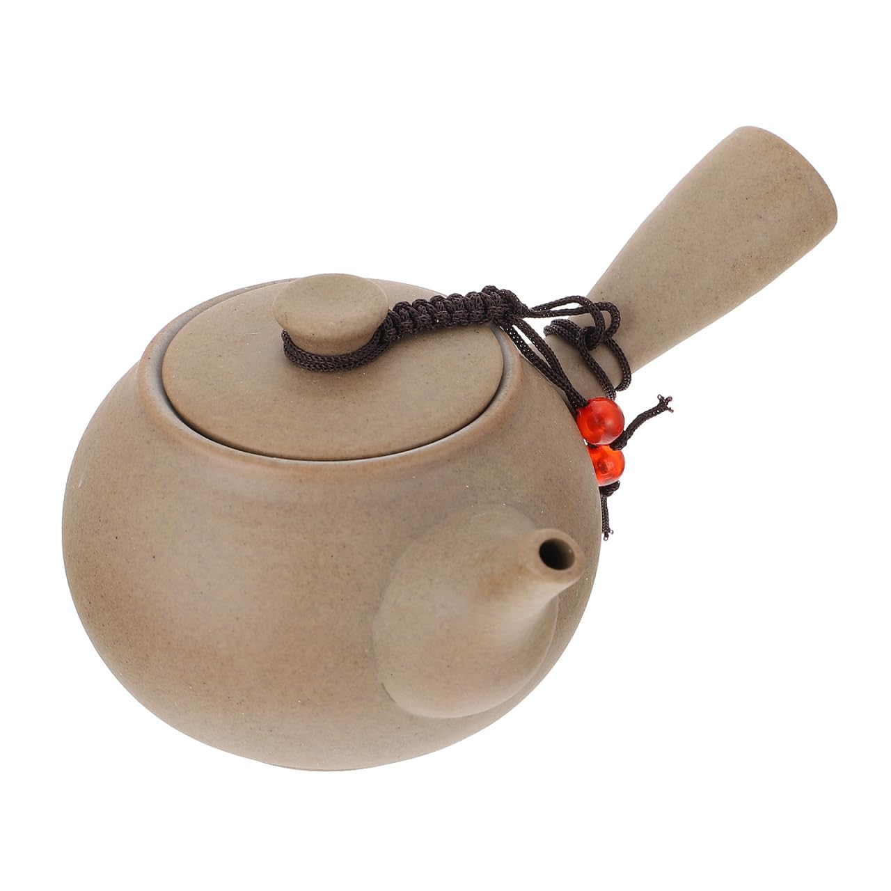 YARNOW Kyusu Teebereiter Chinesische japanische Teekanne mit Seitengriff Keramik Teekanne Porzellan Wasserkocher für losen Tee Büro Zuhause Restaurant Teetrinker