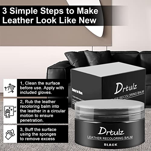 drtulz Black Leather Recoloring Balm