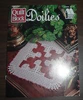 Annie's Attic Crochet Quilt Block Doilies B001QUXOU6 Book Cover