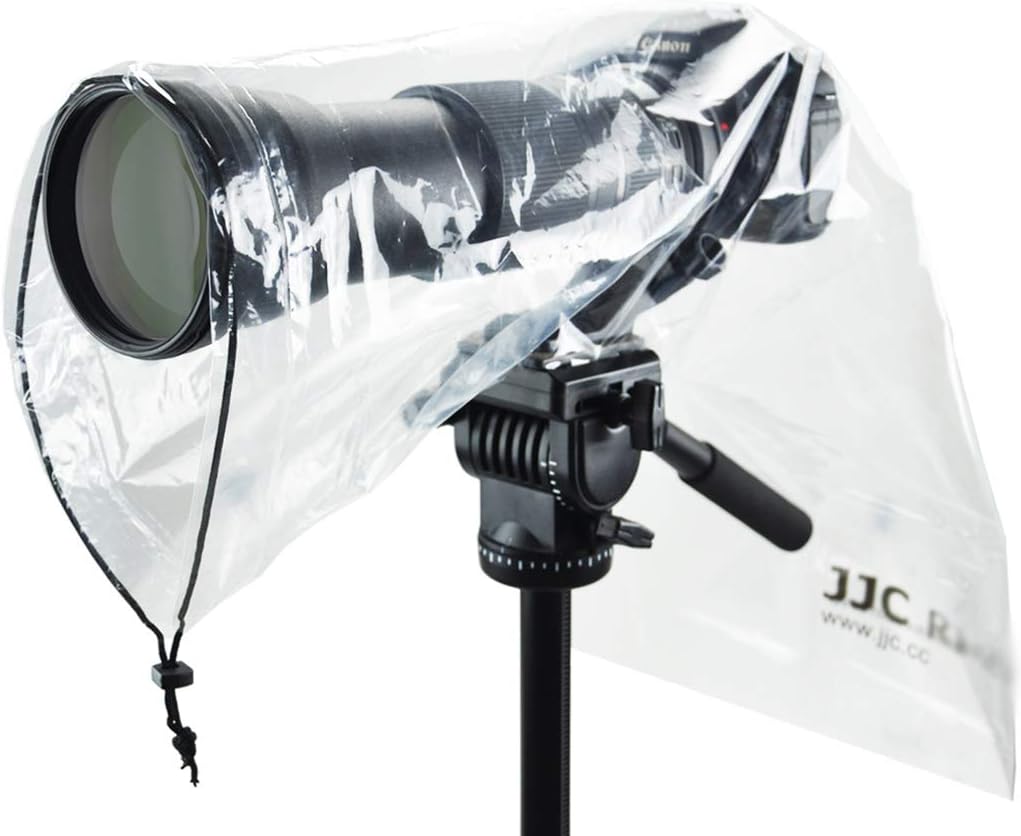 JJC 6 pieces Camera Rain Cover Protector for Canon Nikon and Other Digital SLR Cameras with lens & Flash - Image 4