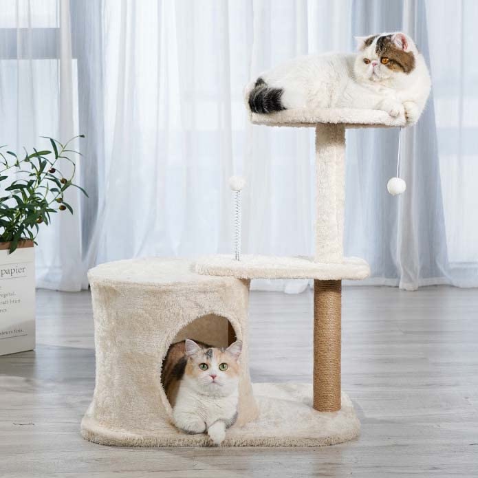 セール♥キャットタワー キャットハウス 猫タワー 爪研ぎ おしゃれ 150cm IRIS OHYAMA キャットタワー 木製 おしゃれ かわいい 猫 ネコ 爪