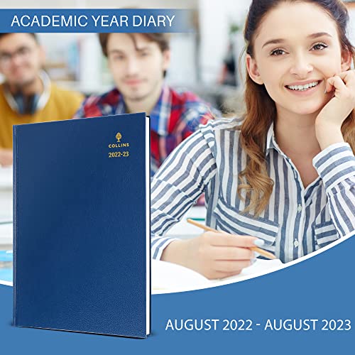 Collins Standard Desk A4 Week To View Mid Year (Appts) FSC MIX Academic 2022-23 Diary, Blue (40M.60-2223) - Image 2
