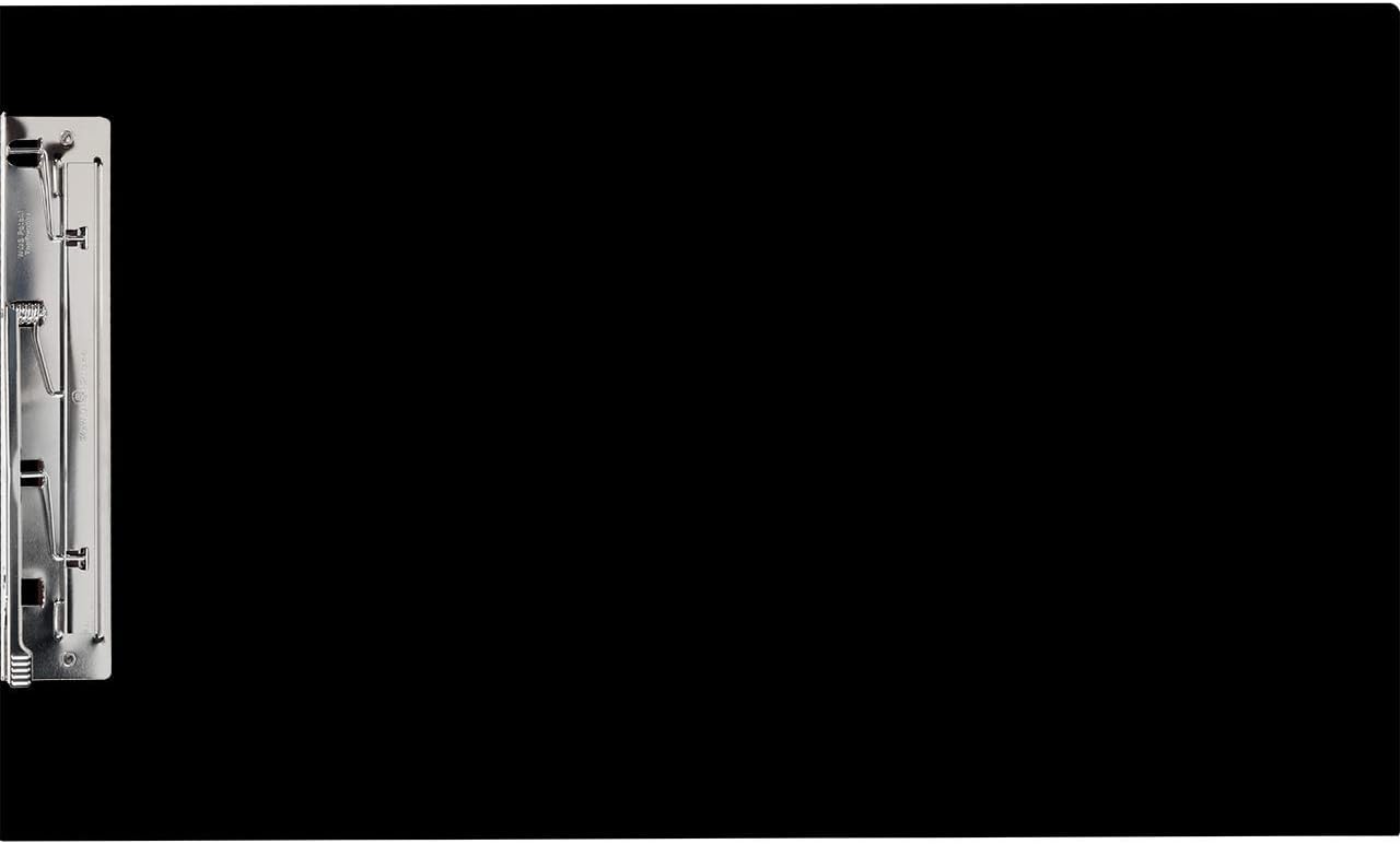 11x17 Clipboard with 8-inch Metal Hinge Clip. 19.5in Length Extra Large, Thick Acrylic Clip Board for Drawing, Engineering, Drafting, Art, and More. Durable Document Holder - Black