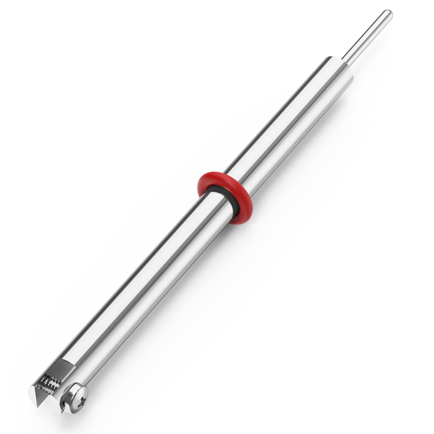 Labasics 304 Stainless Metal Steel Electrode Holder, Multi-Purpose Screw Type Replaceable Metallic Electrode Holder Clip, for Laboratory Electrolytic Cells