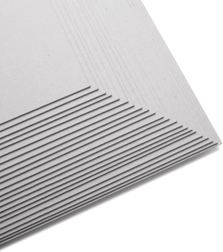 A4 Greyboard 15 Vellen 1000 Micron - Dik Gerecycled Mount Board