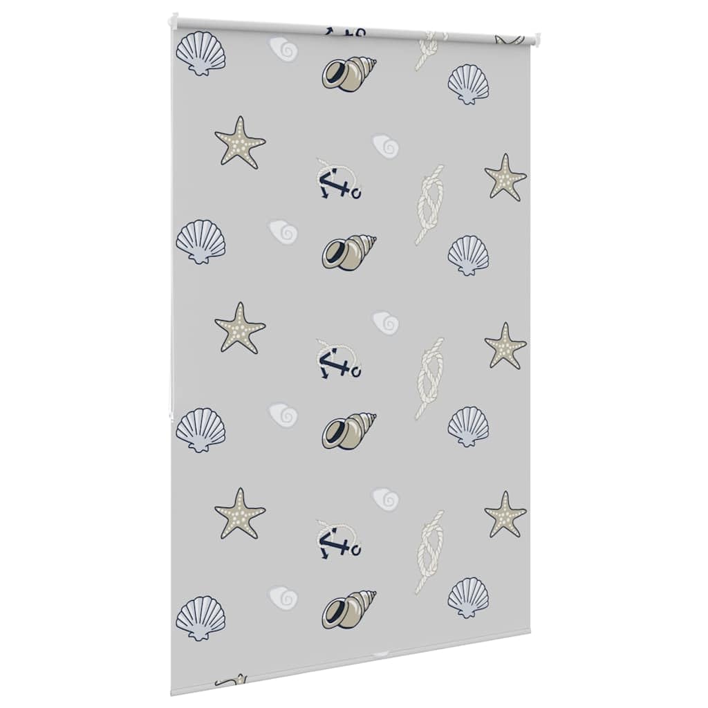 Store de Douche 150 x 240 cm, PEVA Imperméable, Design Étoile de Mer, Monté Facilement, Pour Salle de Bain, Rideau Douche, Douche, Toilettes