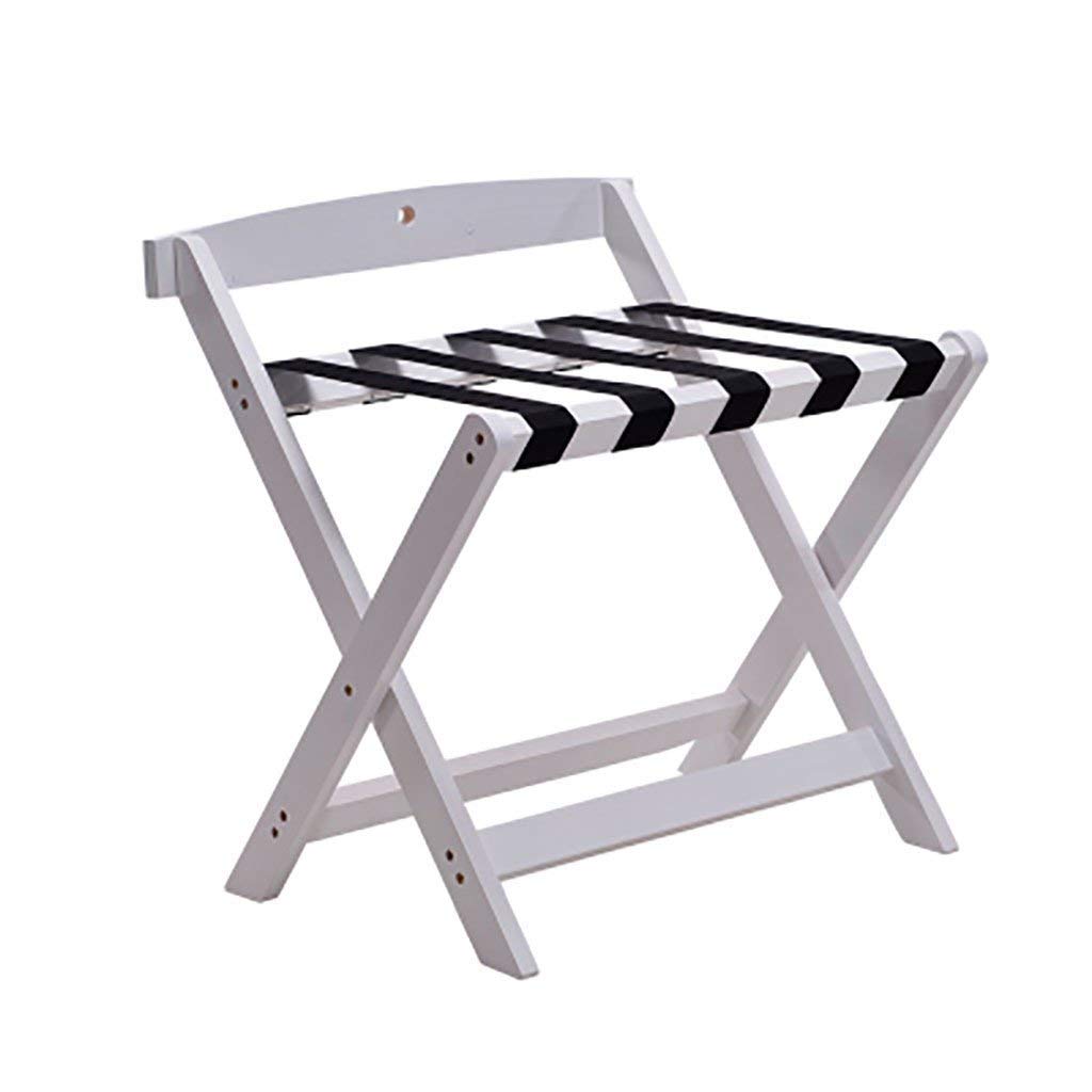 MSHGSKU Rack Luggage Rack Hotel Luggage Rack Luggage Rack Hotel Room Foldable Solid Wood Suitcase Holder Luggage Rack Shelving Suitcase Backpack,