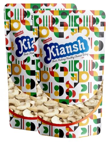 Image of Kiansh Dry fruits (Cashews Kernels Piece Split Nut, 400g)