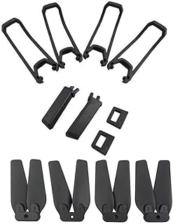 Black Accessory kit for E58 S168 JY019 Folding Quadcopter Spare Parts Remote Drone Propeller and Protective Cover and Landing Gear