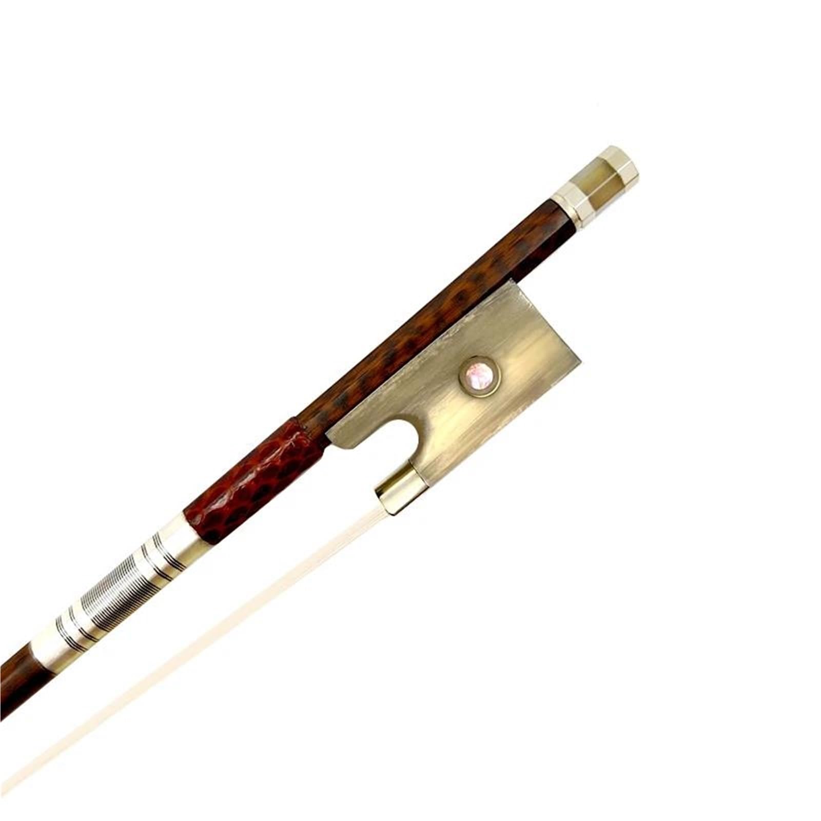 Arco di violino 1 Pz Arco Per Violino Professionale 4/4 Accessori Strumenti Musicali In Crine Di Cavallo Montati Argento(White horn)
