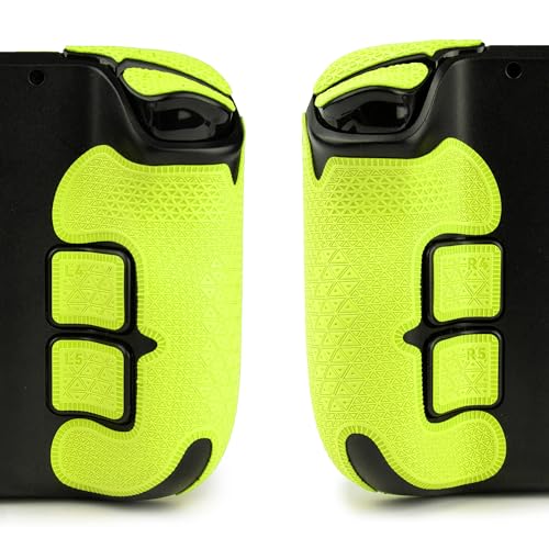 Image of TALONGAMES Controller Grips Compatible with Steam Deck OLED /Steam Deck Controllers, Anti-Slip, Sweat-Absorbent, Textured Skin kit, for Handle Grips, Buttons, Triggers, D-pad (Ultra - Neon)
