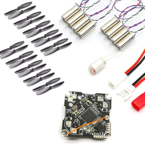 Image of F411 AIO Brushed Drone Flight Controller and ESC 5.8GHz VTX with 8520 Motors and 65mm Propellers Kit