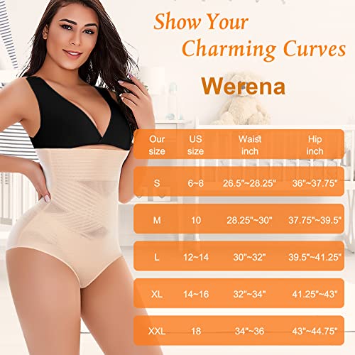 Werena Tummy Control Shapewear Panties For Women High Waisted Body Shaper Slimming Shapewear Underwear Girdle Panty thumb #5