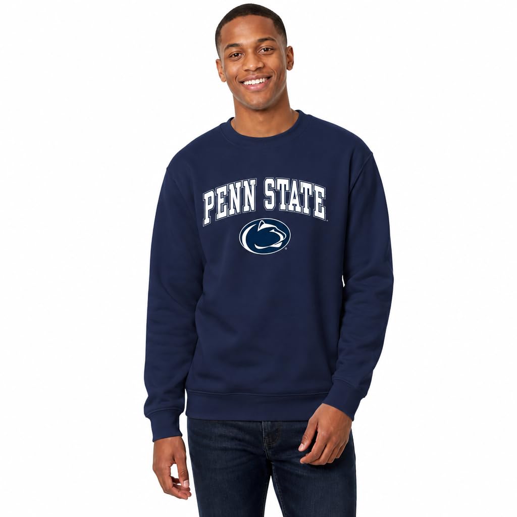 NCAA College Sweatshirt Fleece Crewneck Pullover for Men and Women