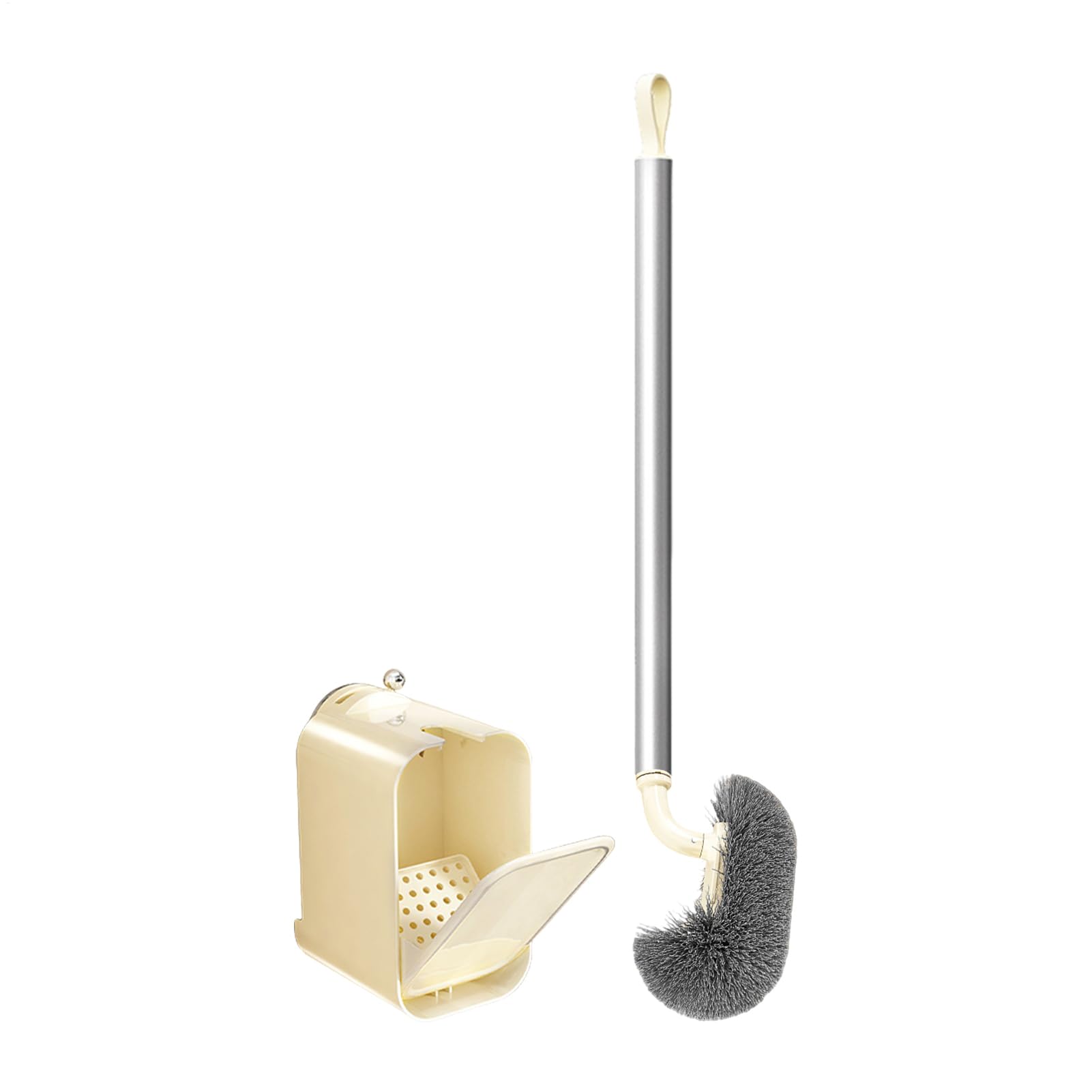 Brosse à récurer pour toilettes suspendue outil nettoyage sol et carrelage