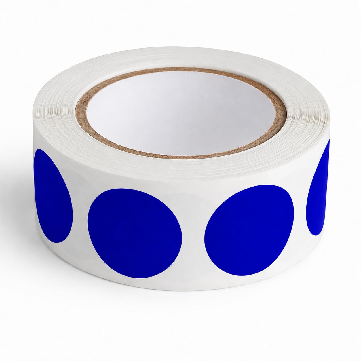 Round Inventory Labels by Glownary – 0.75 Inches, Paper, Blue, Pack of 500, Model 323db34bc