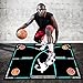 Basketball Mat for Training - Non Slip Rubber Doormat Shock Absorbing Silent Foldable Exercise Mat for Home Training Adults