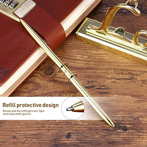 Nuolux Signing Pen With Metal Love Holder For Wedding Color Gold Total Length 17Cm #TOP3
