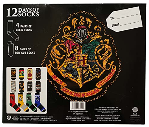 Hyp Harry Potter Houses Juniors/Womens 12 Days Of Socks In Advent Gift Box #TOP3