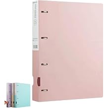A4 Folder - A4 Ring Binder Folder for Documents | Space Saving Binder Folder Document Folder 4 Holes A4 File | Refill Binder Organizer for School Project Organizer Binder Parallel Imported A4 Folder
