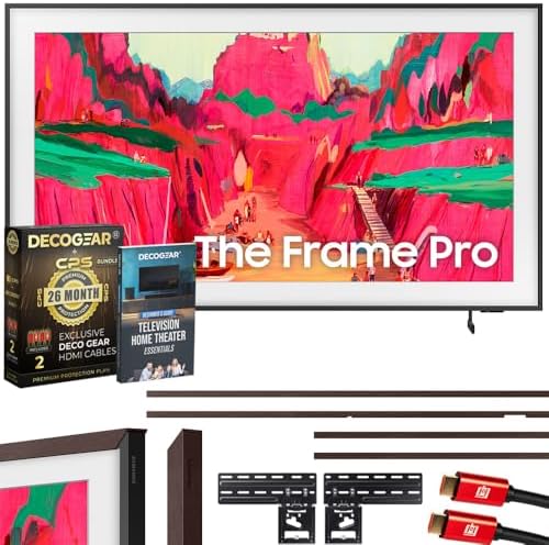 Samsung 65" The Frame Pro LS03FW 4K Neo QLED TV (2025) Bundle wit...