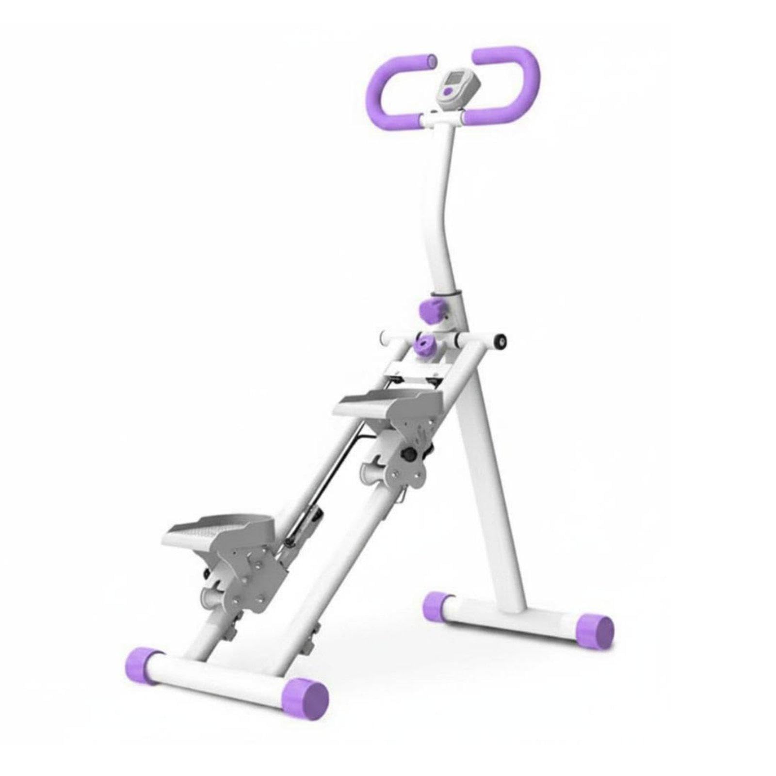 Stair Workout Machine Indoor Use Home Stair Stepper Quiet Foldable Climbing Purple White Upgraded-picture-11