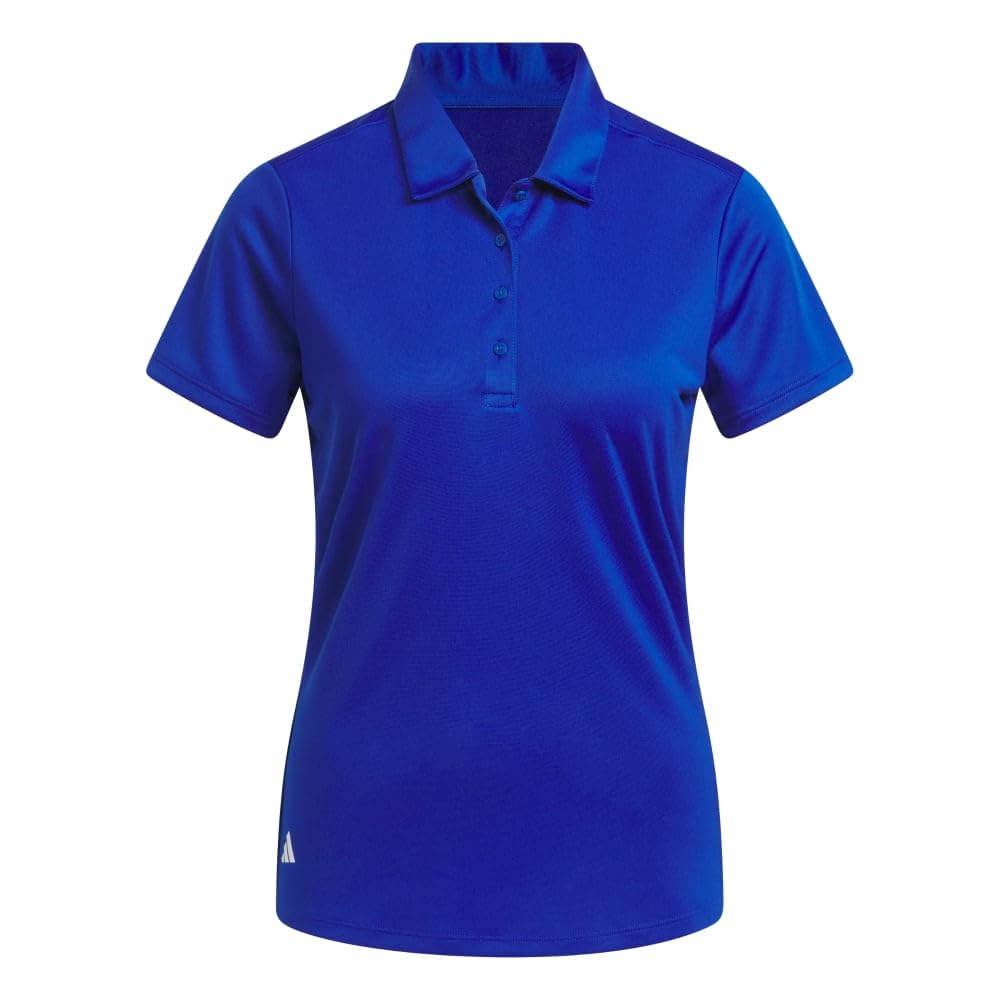 Adidas Women's Performance Primegreen Golf Polo Shirt, Collegiate Royal, Large