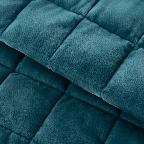 Image of Berkshire Blanket Weighted Heating Pad - 12 inchx24 inch Electric Heat Wrap with 10 Heat Settings & Auto Shut Off - Soothing Heat Wrap for Back, Neck, Shoulders, Legs, Abdomen - Machine Washable & Portable