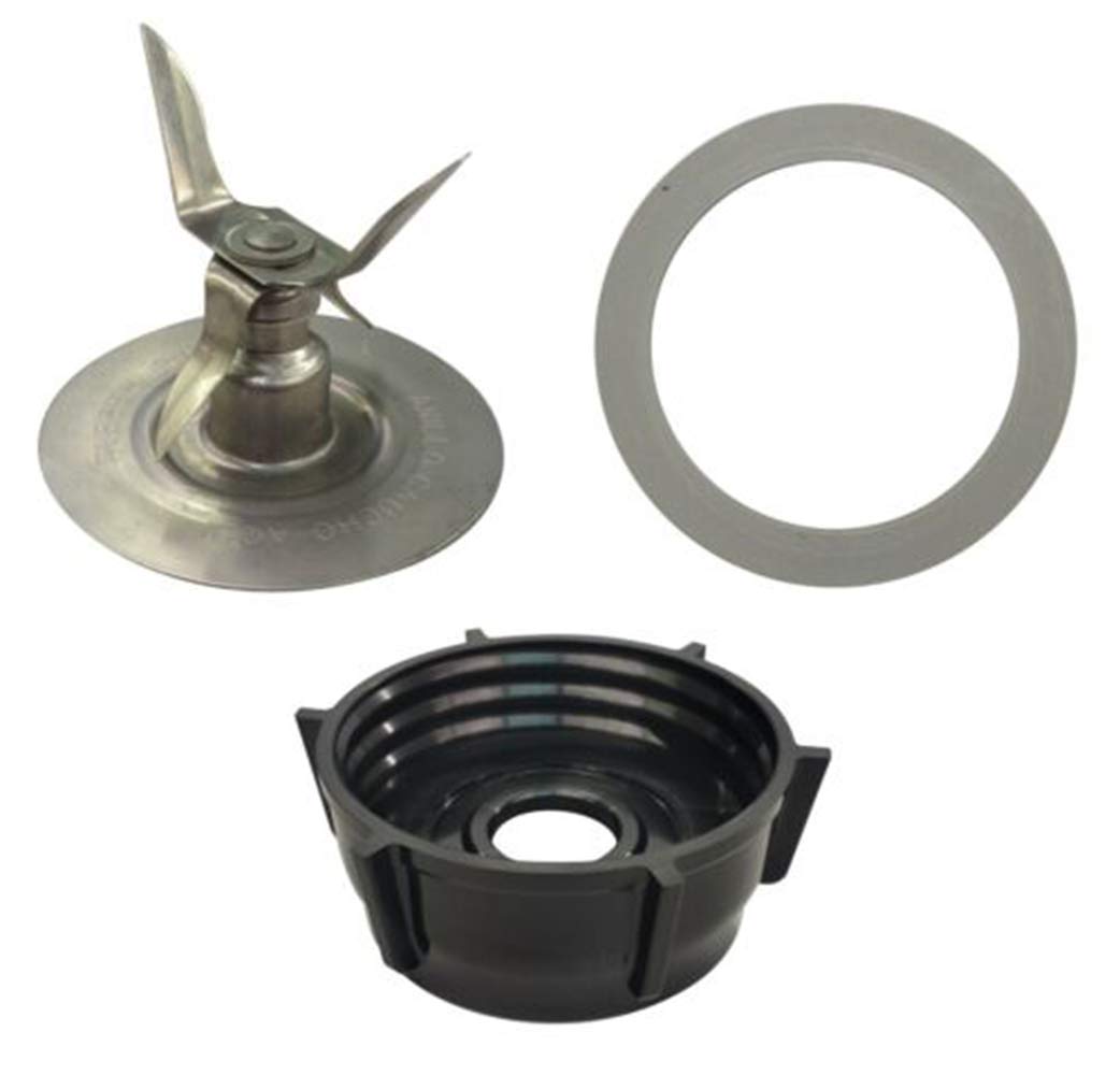 HASMX Osterizer Blender Cutter Blade Base Cap Gasket Parts Replaces Part Numbers: 031014, 148381 for Oster Fits glass, plastic, and stainless steel jars