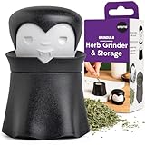 OTOTO New Grindula Herb Grinder - Dracula Gothic Manual Spice Grinder for Kitchen, Halloween Mini Spice Grinder, Unique Kitchen Gadgets, Goth Accessories, Spooky Goth Kitchen Gifts, Black