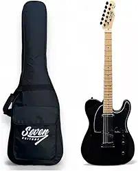 Guitarra Telecaster Seven Stc-307 Bk Preta C/Bag