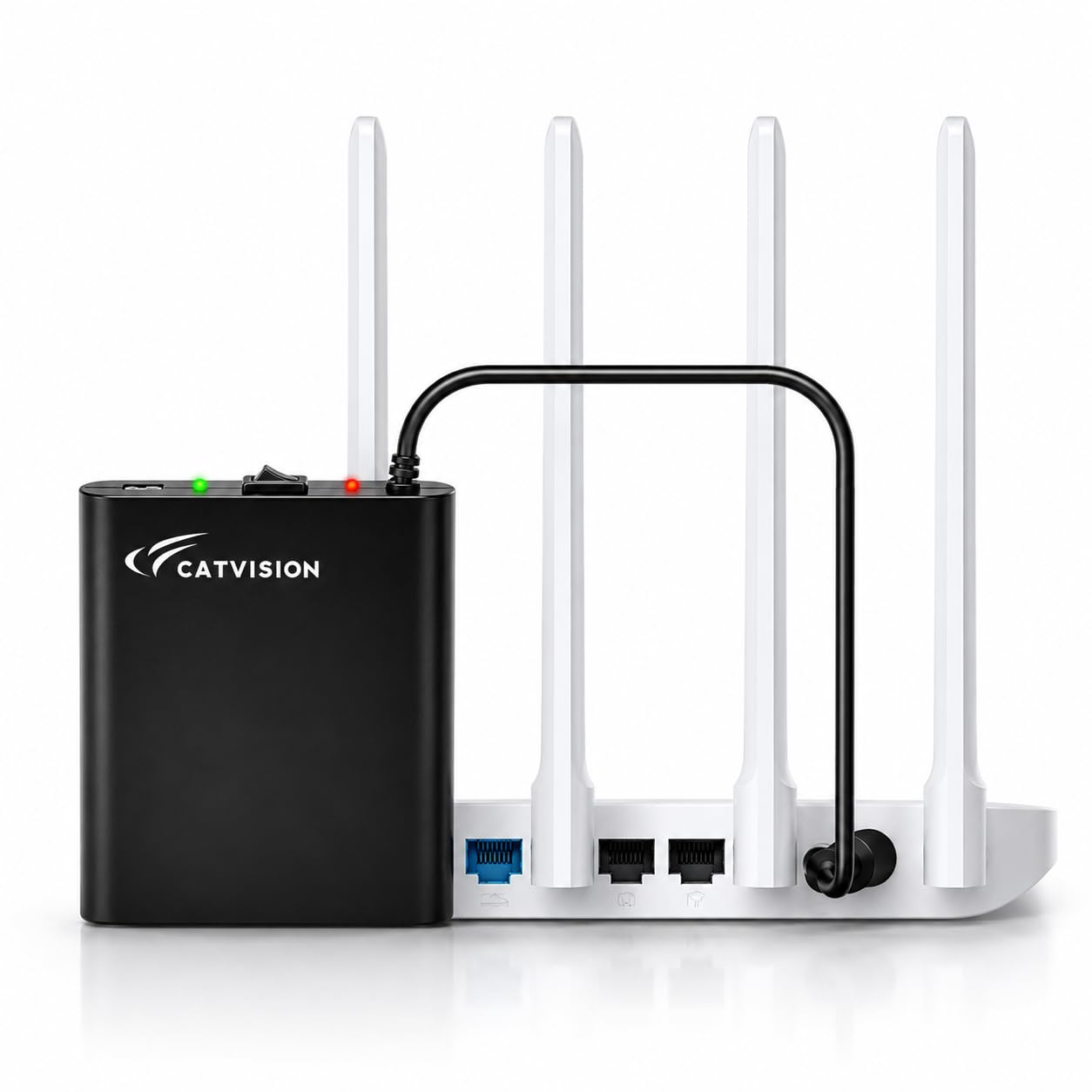 Catvision Mini UPS for WiFi Router Broadband Modem | Support 12V-2A Routers | Backup Upto 8 Hrs (Lab Tested) | WiFi Router UPS Power Backup During Power Cuts | 1 Year Warranty-image-13
